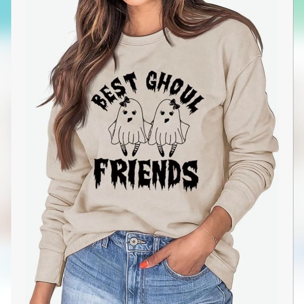 Best Ghoul Friends Sweatshirt -NWOT